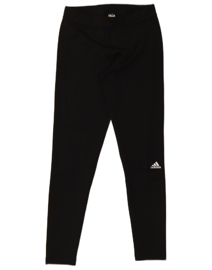 Leggings Adidas Climalite da donna UK 12/14 Poliestere nero medio