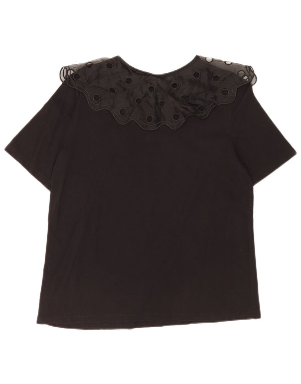 Camicetta Zara da donna Top UK 10 piccola nera