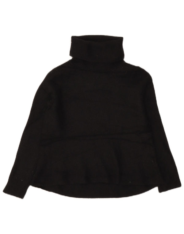 Maglione maglione corto con collo alto da donna White Label UK 12 medio nero