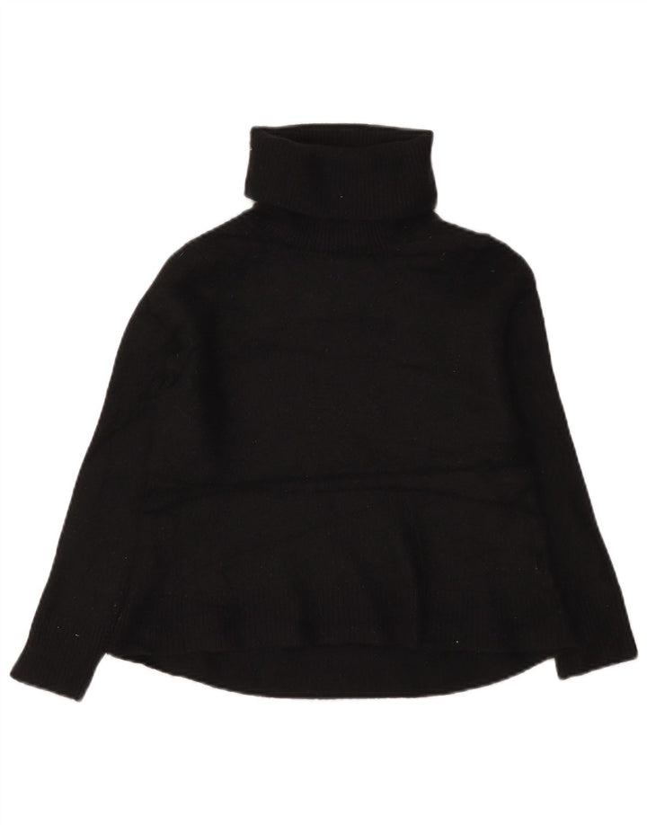 Maglione maglione corto con collo alto da donna White Label UK 12 medio nero