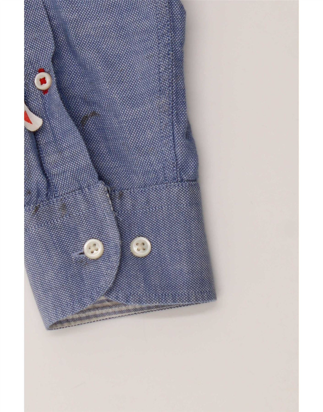 Camicia da uomo Tommy Hilfiger in cotone blu medio