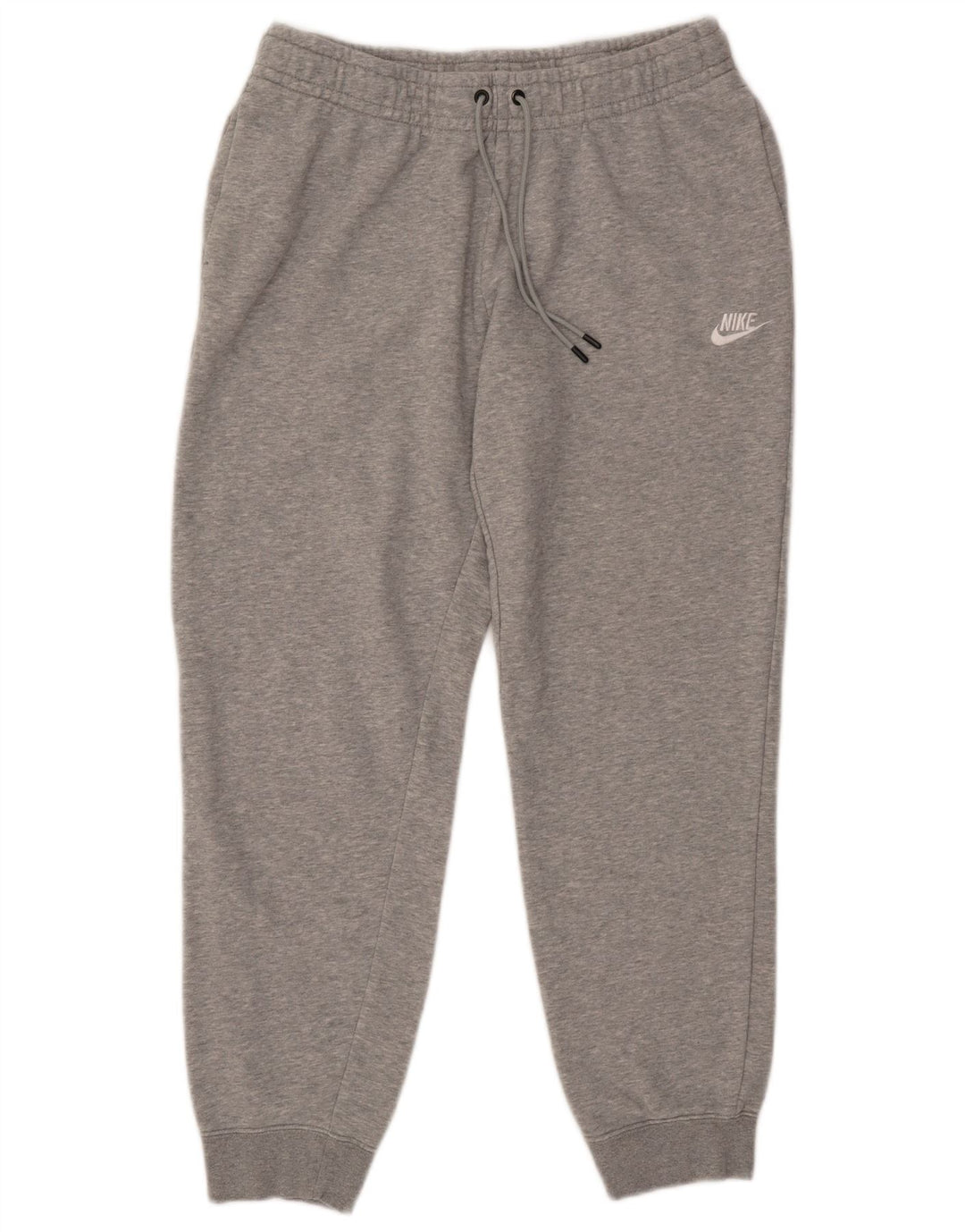 NIKE Pantaloni da tuta da donna Joggers UK 14 Cotone screziato grigio medio