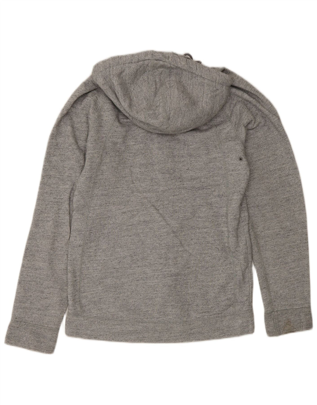 Maglione con cappuccio e zip Jordan da uomo piccolo in cotone chiazzato grigio