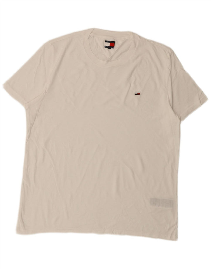 T-shirt da uomo Tommy Hilfiger Top 2XL cotone bianco