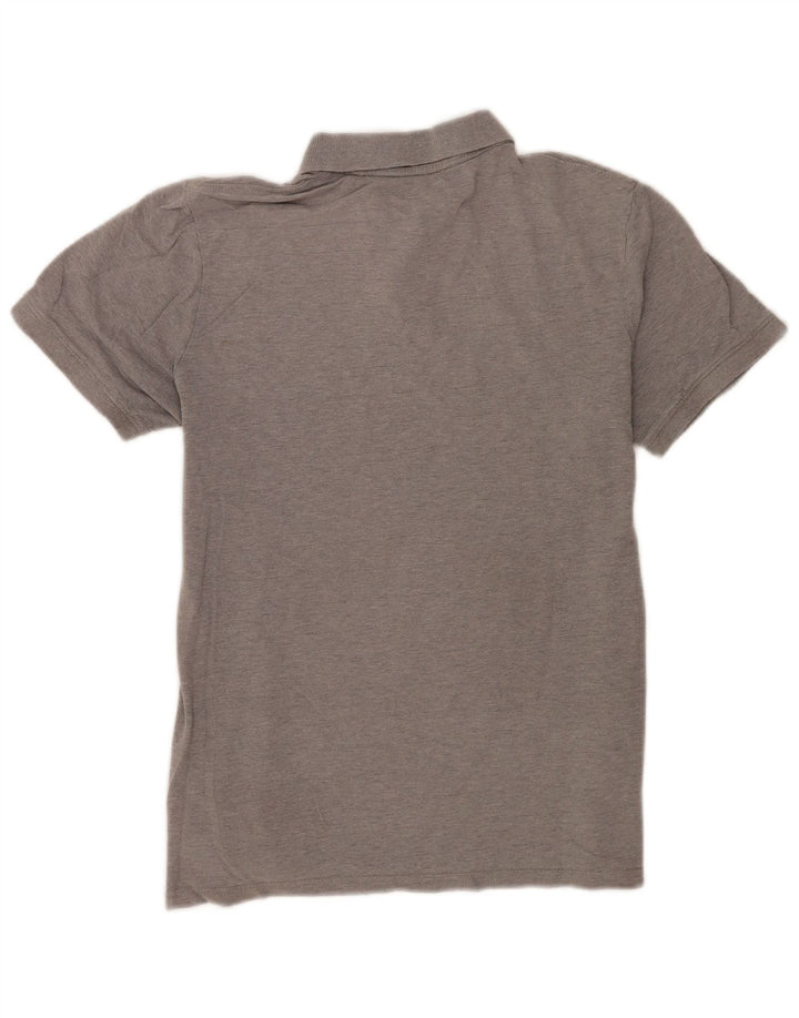 Polo da uomo Jack & Jones grande in cotone grigio