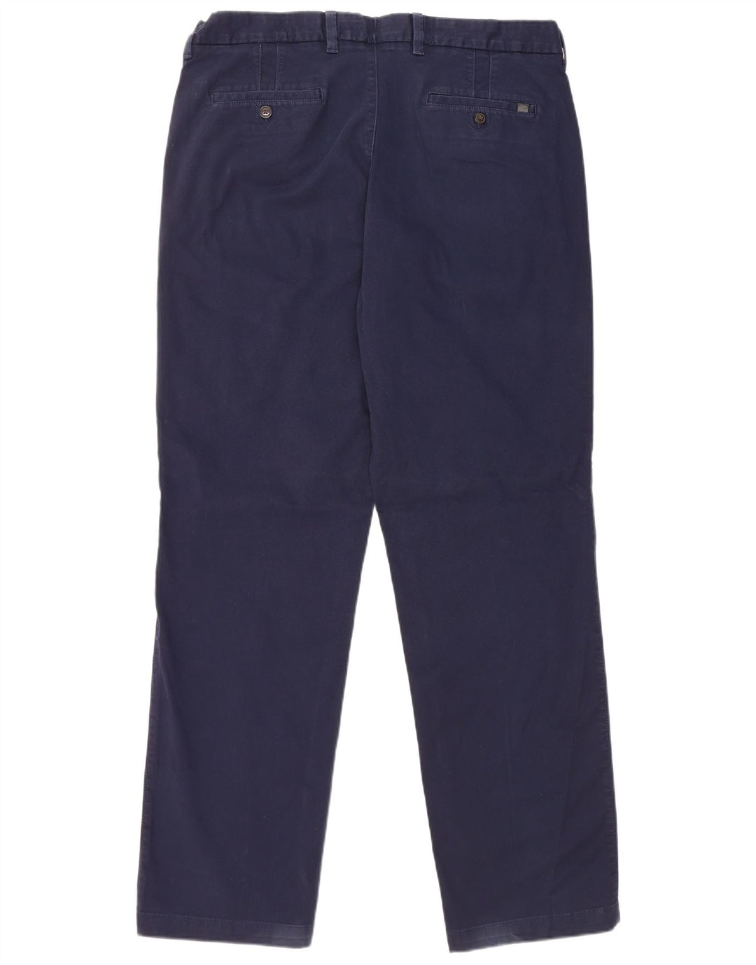 Pantaloni chino da uomo Marks & Spencer Blue Harbour W38 L33 cotone blu navy