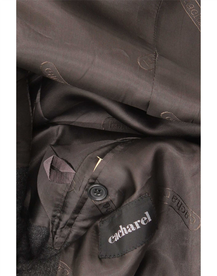 Giacca blazer da uomo a 3 bottoni Cacharel UK 40 grande grigia classica