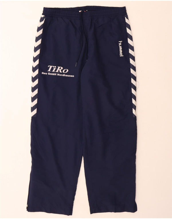 Pantaloni da tuta grafici da uomo HUMMEL poliestere medio blu navy