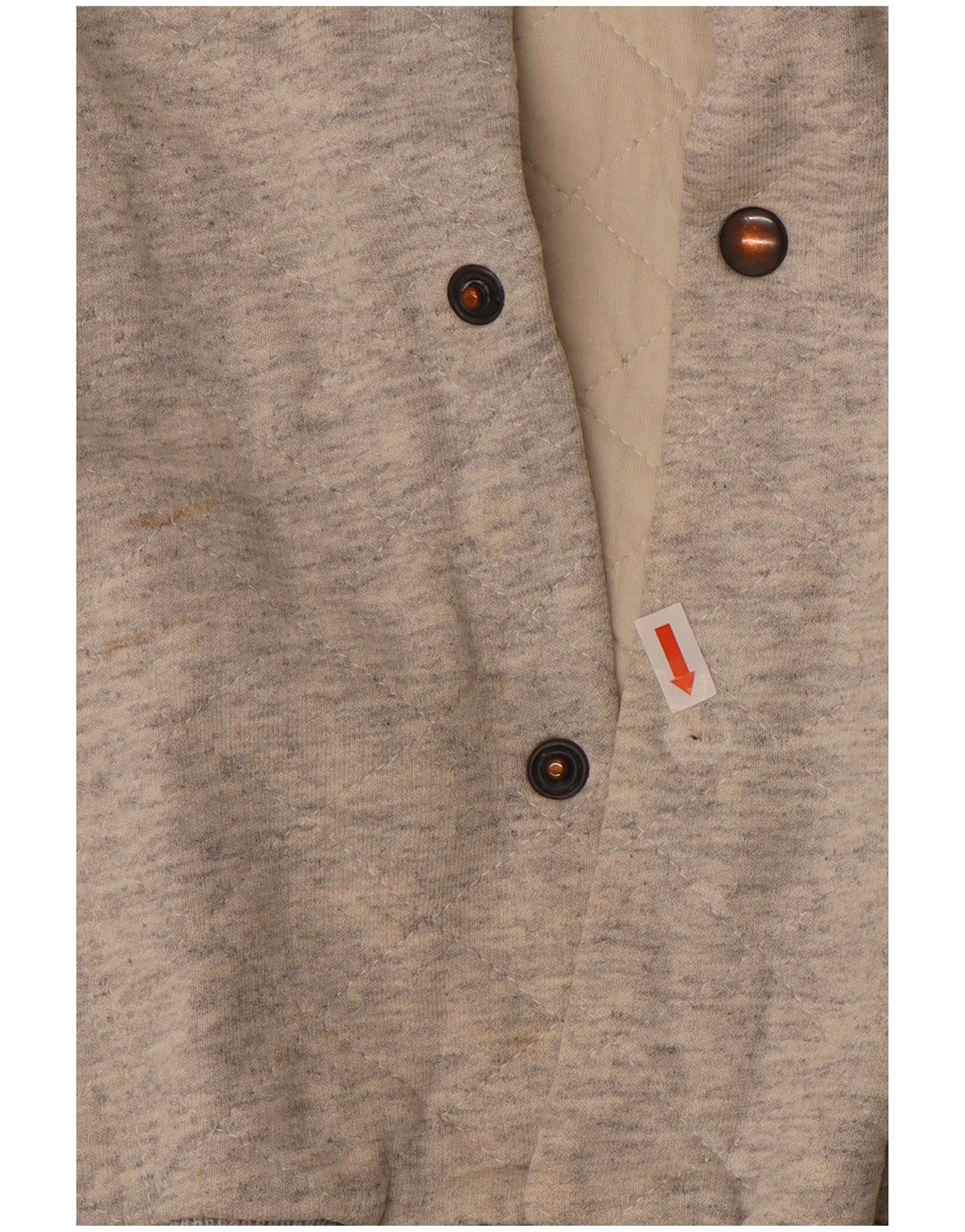 Giacca college grafica da uomo VINTAGE UK 38 Blocco colore grigio medio