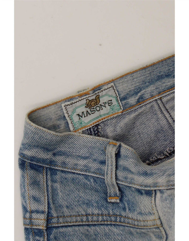 Gonna in denim da donna Mason W28 blu medio