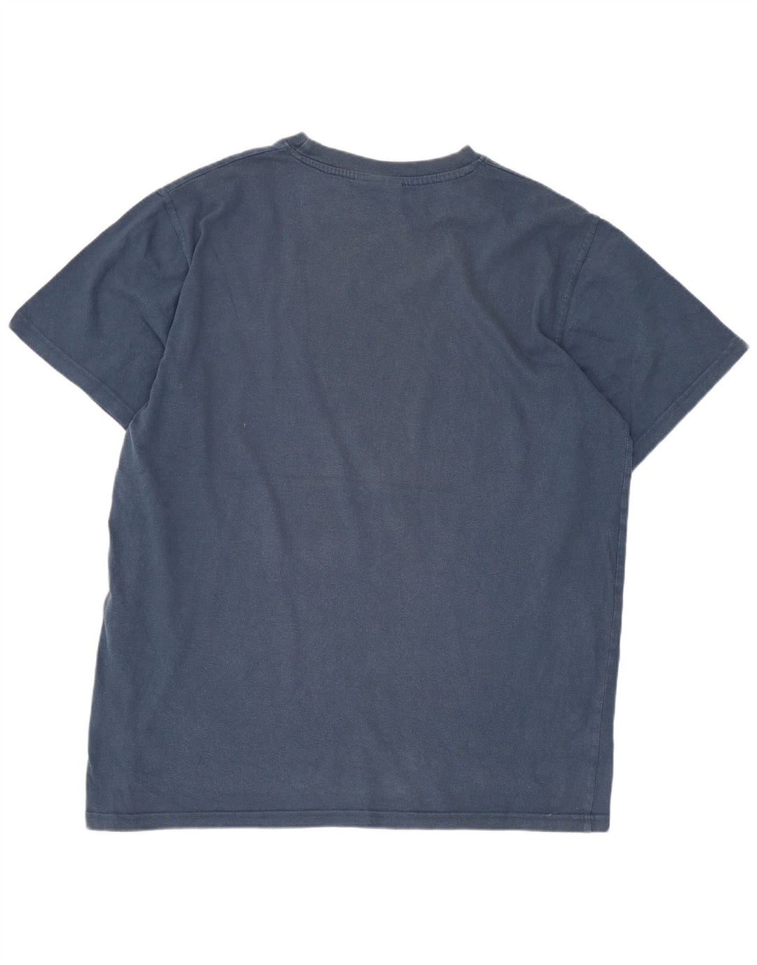 T-shirt grafica da uomo Weird Fish Top grande in cotone blu