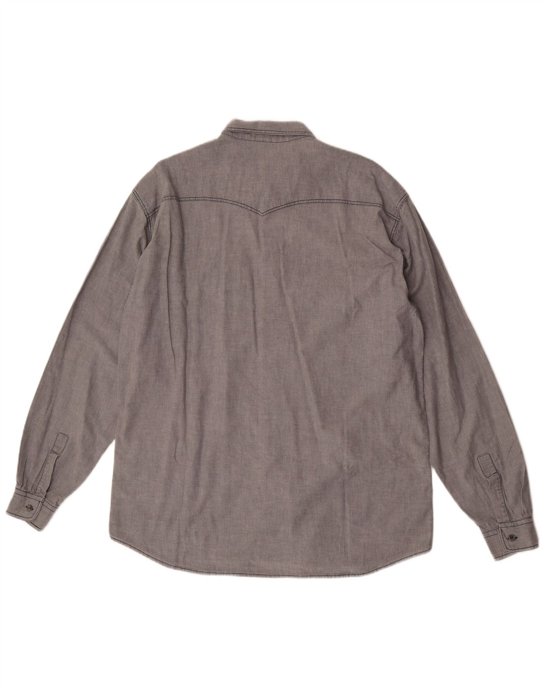Camicia Uomo Stefanel Large Grigio Cotone