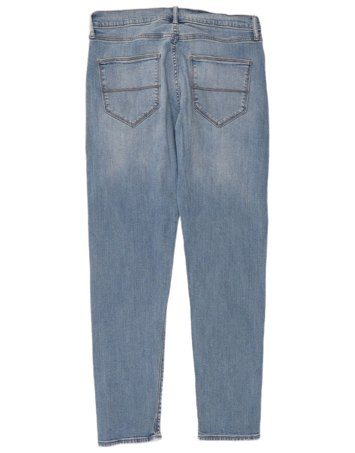 Jeans slim da uomo Marks & Spencer W32 L31 cotone blu