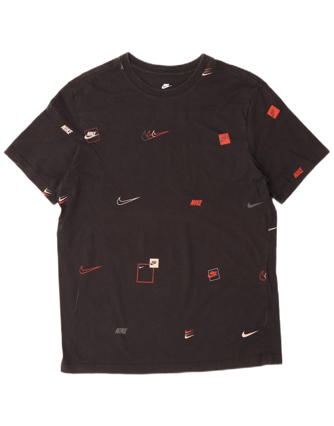 T-shirt grafica da uomo NIKE Top media nera