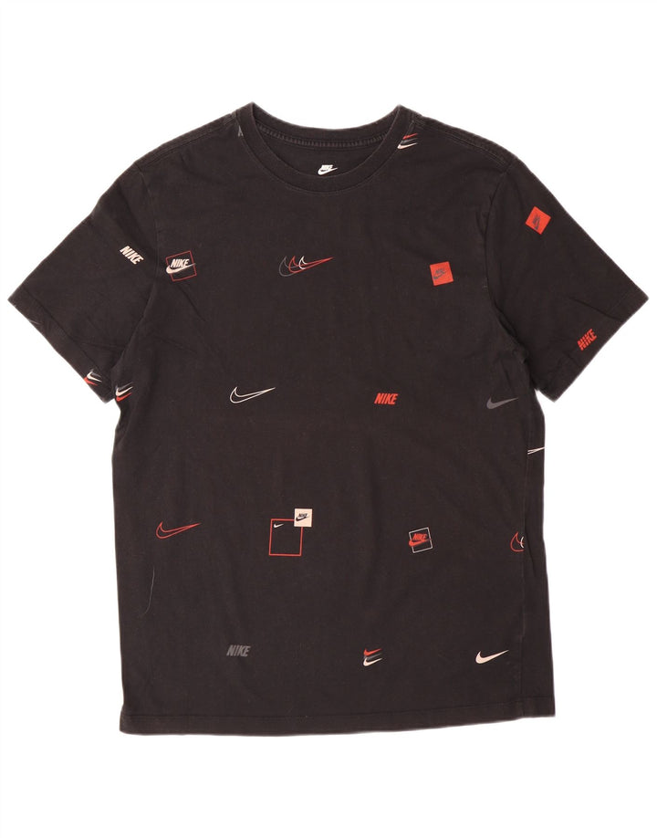 T-shirt grafica da uomo NIKE Top media nera