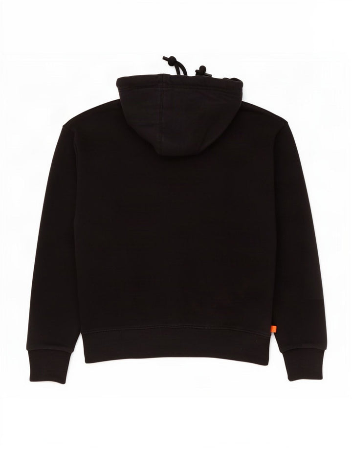 Maglione con cappuccio grafico da uomo Superdry in cotone nero medio