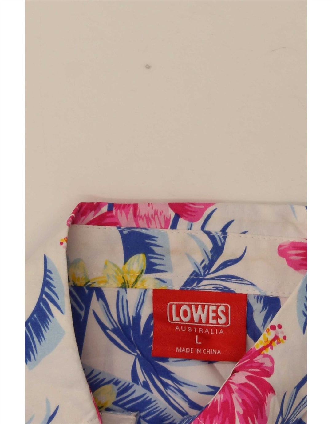 Lowes Camicia hawaiana a maniche corte da uomo grande floreale multicolore