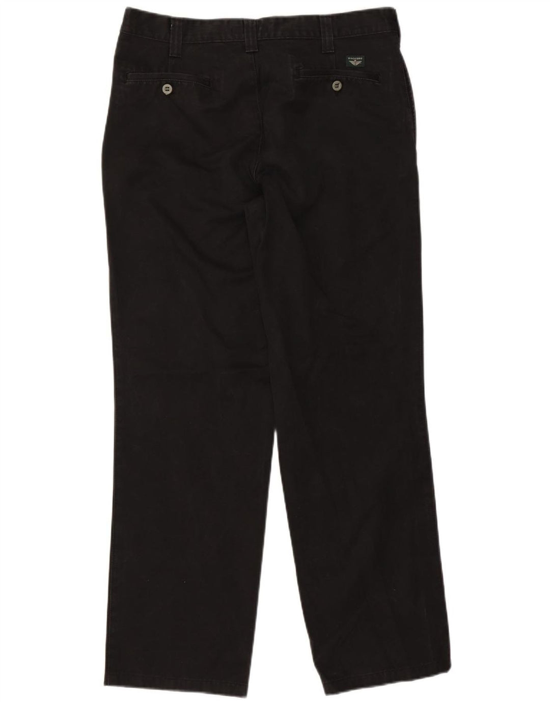 Pantaloni chino dritti kaki da uomo Dockers W34 L31 neri