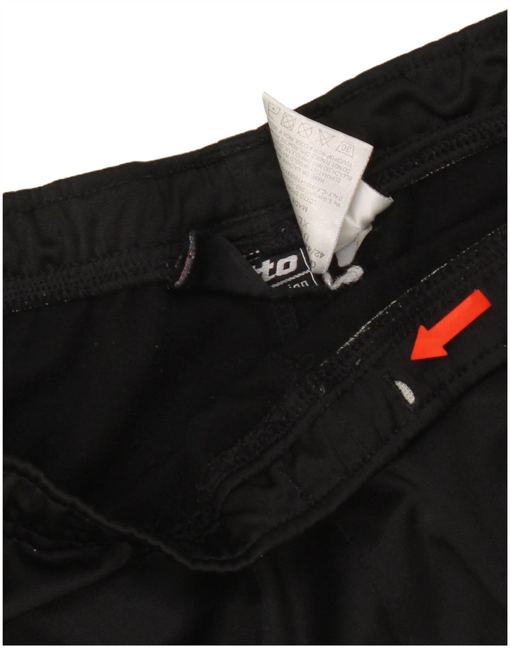 Pantaloni da tuta da uomo Lotto XL Poliestere nero