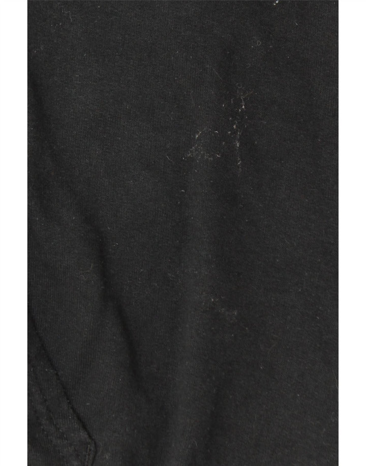 Maglione con cappuccio da uomo CHAMPION grande in cotone nero