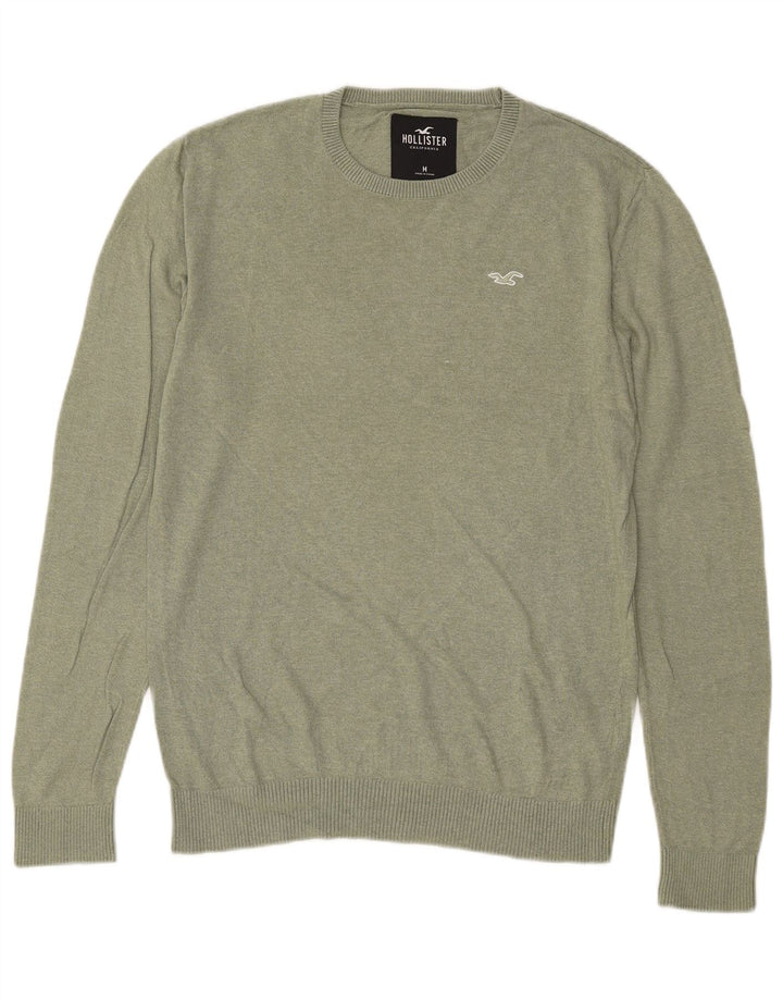 Maglione Hollister da uomo girocollo verde medio