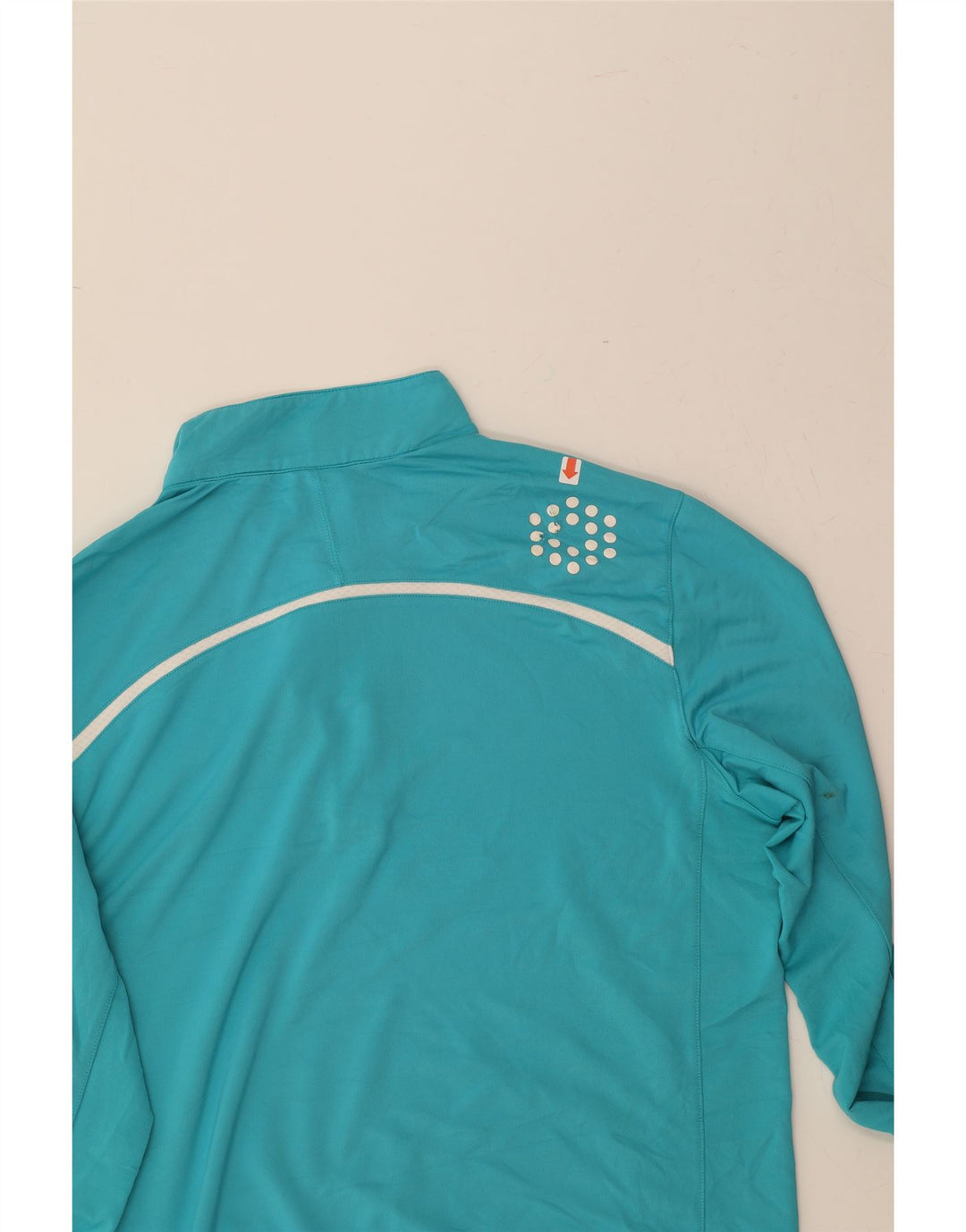 PUMA Mens Zip Neck Pullover Tracksuit Top Medium Blue Polyester Vintage Puma and Second-Hand Puma from Messina Hembry 