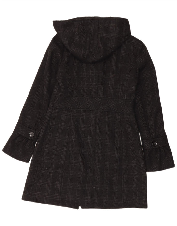Soprabito con cappuccio da donna Esprit UK 10 piccolo poliestere pied de poule nero