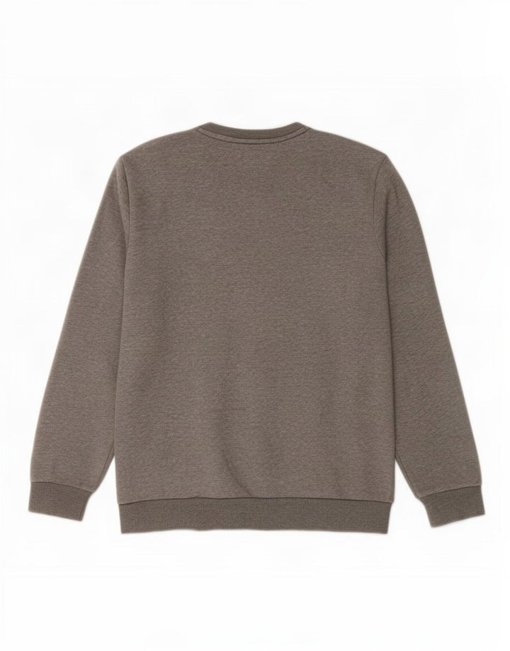 Felpa da uomo Puma Maglione in cotone chiazzato grigio medio