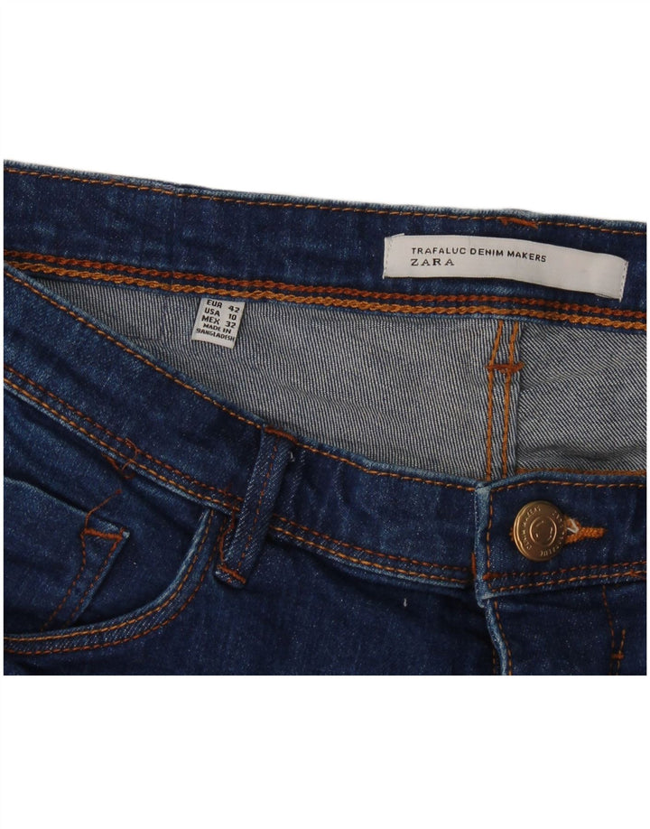 Jeans Bootcut da donna Zara EU 42 Large W32 L31 Blu