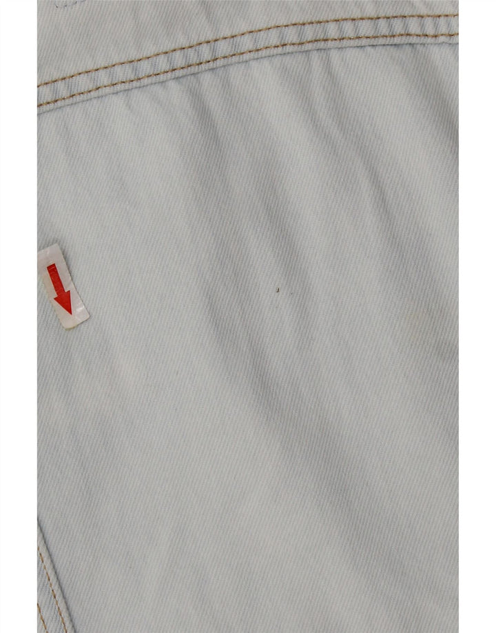 Giacca di jeans corta da donna Levi's UK 12 Cotone blu medio