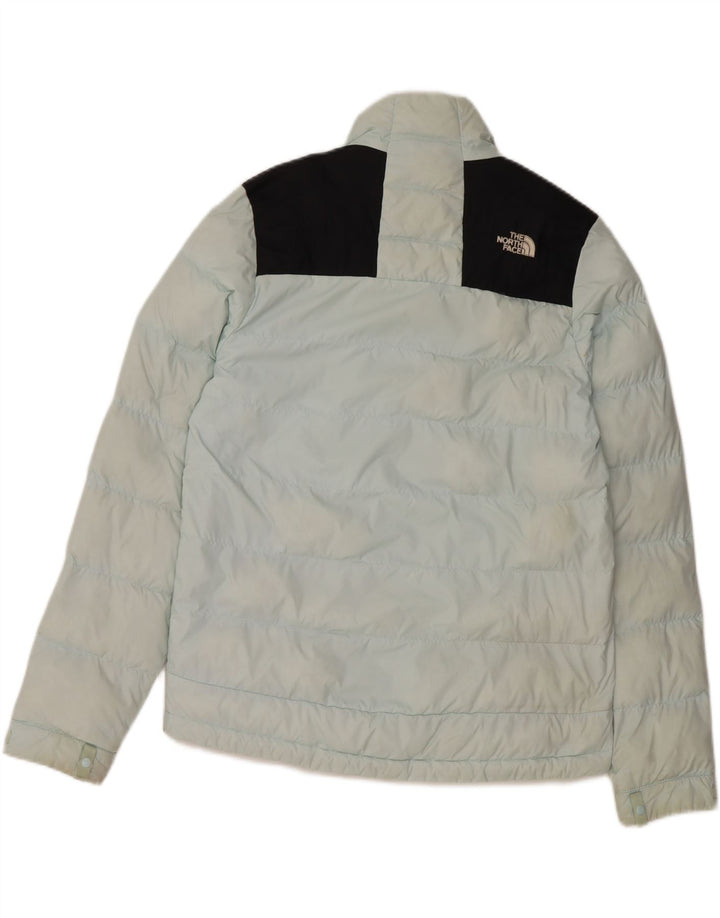 THE NORTH FACE Giacca imbottita con grafica da donna UK 14 Colorblock blu medio