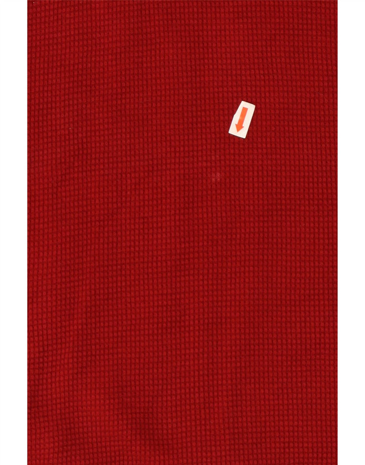 Eddie Bauer Maglia da uomo a maniche lunghe in cotone rosso medio