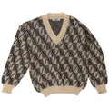 Maglione da uomo con scollo a V Suspense IT 50 Acrilico geometrico nero medio
