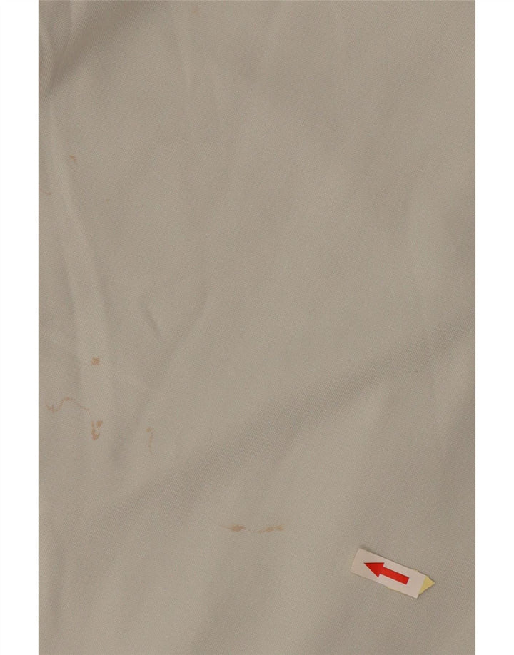 Giacca da tuta da uomo ASICS, giacca in poliestere bianco medio