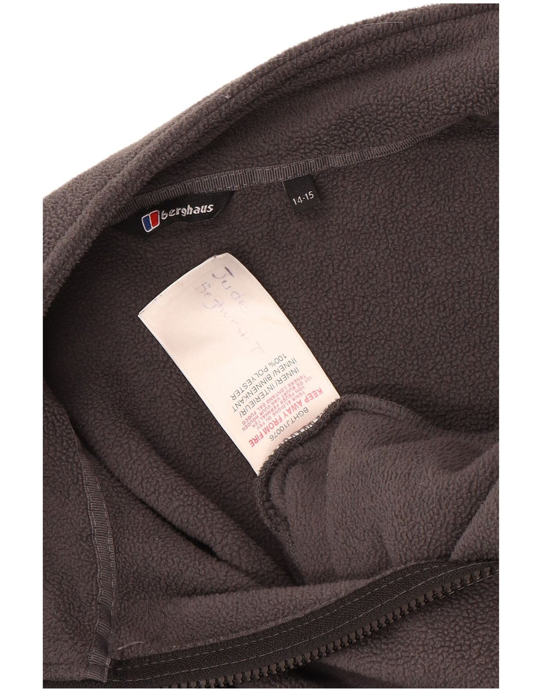 Giacca in pile da bambino Berghaus 14-15 anni in poliestere grigio