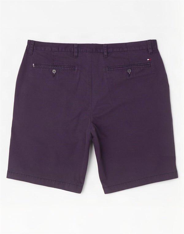 Tommy Hilfiger Mens Chino Shorts W38 XL Navy Blue Cotton