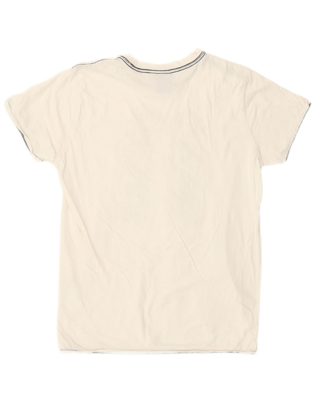 T-shirt grafica da ragazzo North Sails 15-16 anni bianco sporco maculato
