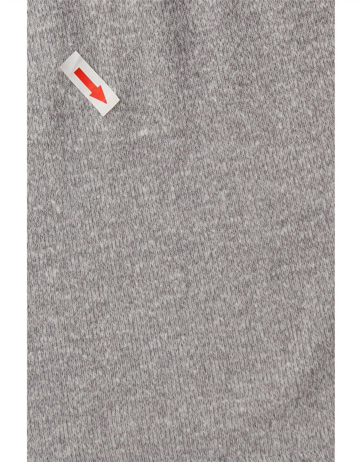 Maglione corto con collo alto da donna Zara UK 10 piccolo grigio