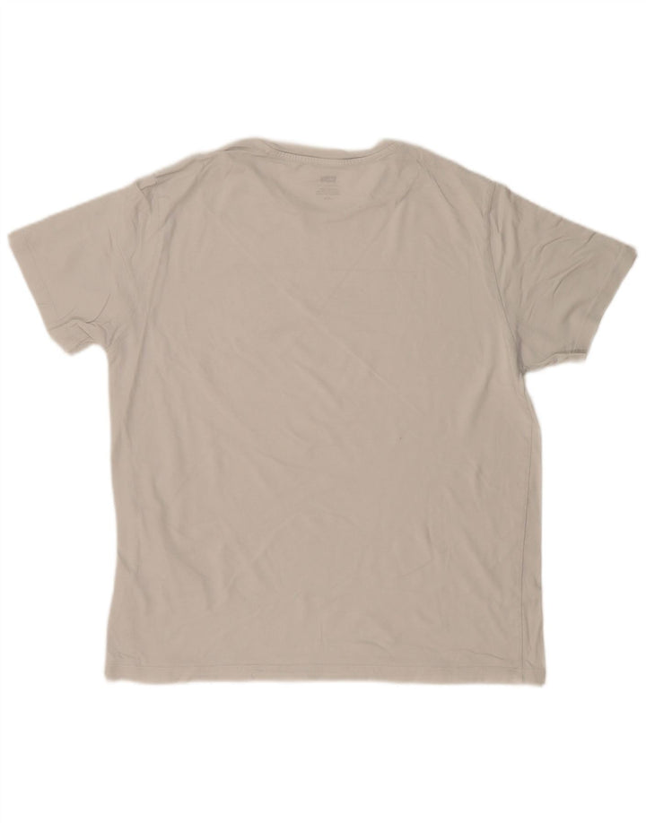LEVI'S Mens Graphic T-Shirt Top Large White Cotton