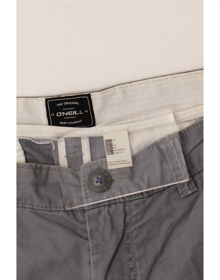 Pantaloncini chino da uomo O'Neill W31 cotone grigio medio