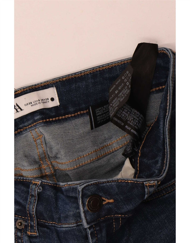 Jeans Bootcut da donna Zara EU 38 Small W28 L32 Cotone blu navy