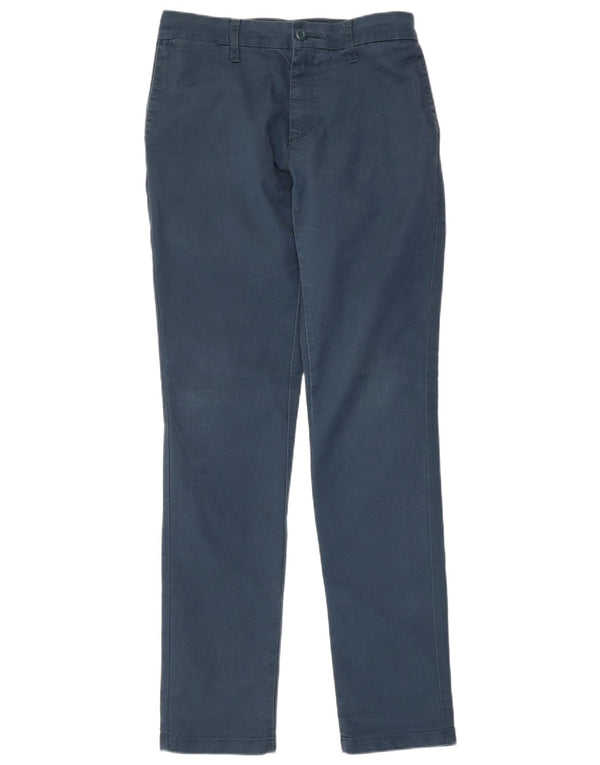 Pantaloni chino slim da uomo Carhartt W33 L34 poliestere blu navy