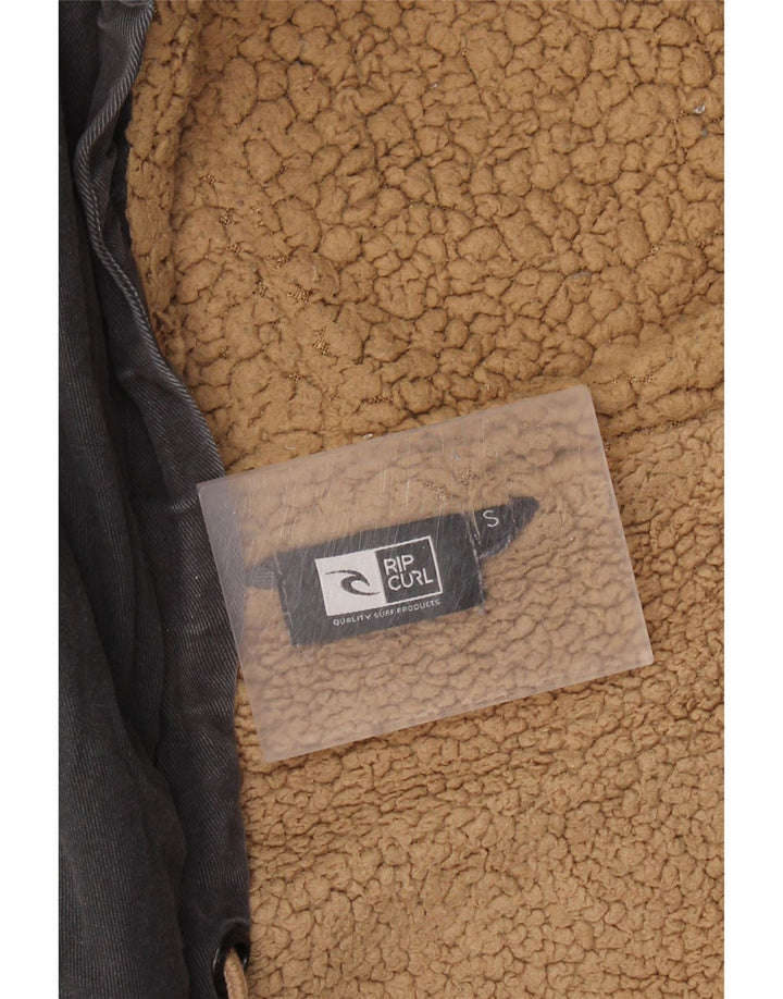 Maglione con cappuccio e zip da uomo RIP CURL piccolo nero