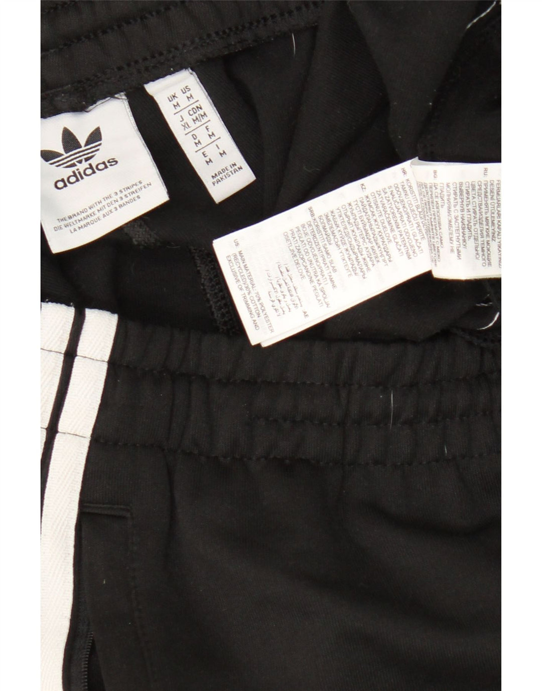 Pantaloni da tuta da uomo Adidas Joggers medio poliestere nero