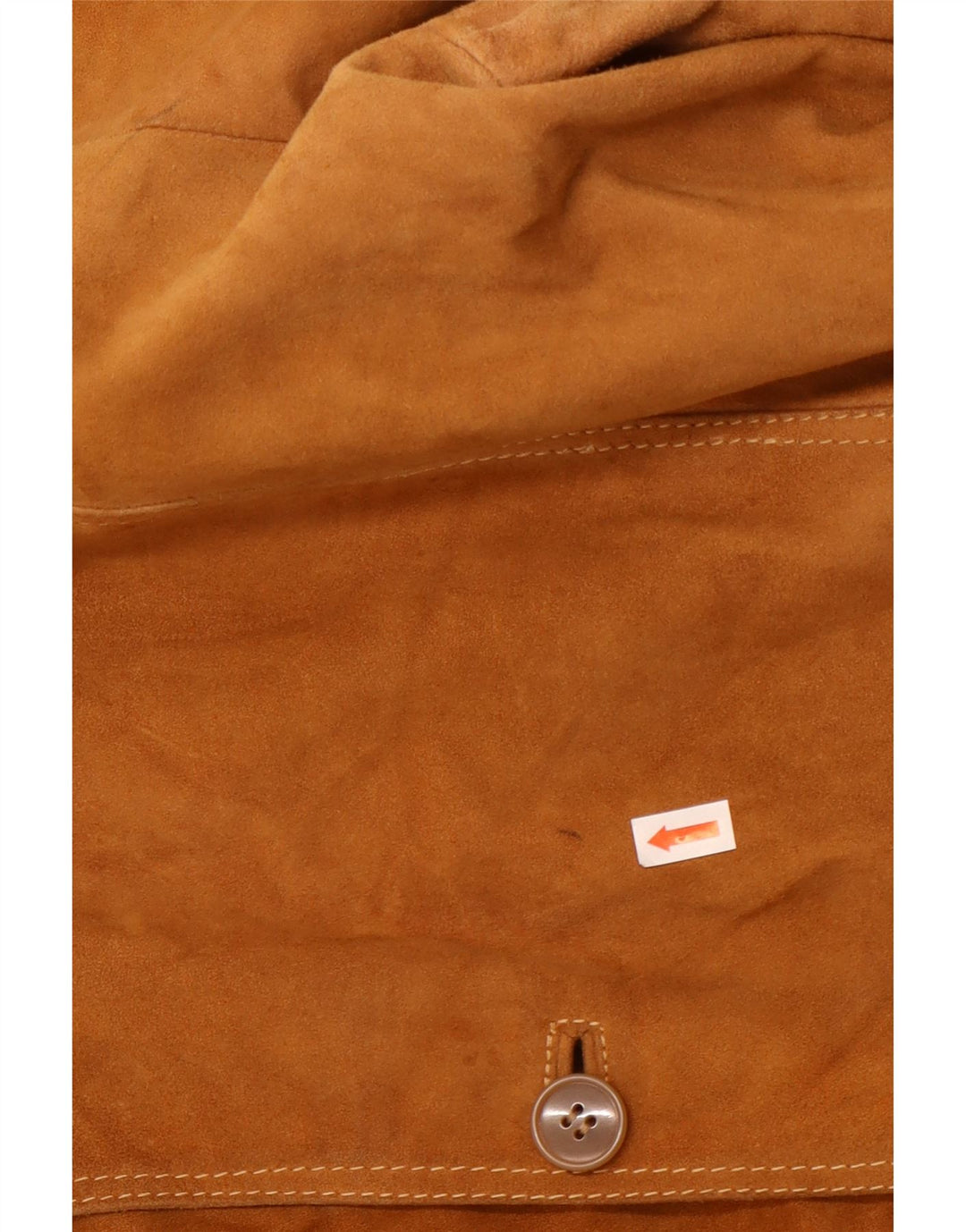 Giubbotto bomber in pelle scamosciata da uomo VINTAGE UK 40 Large Beige