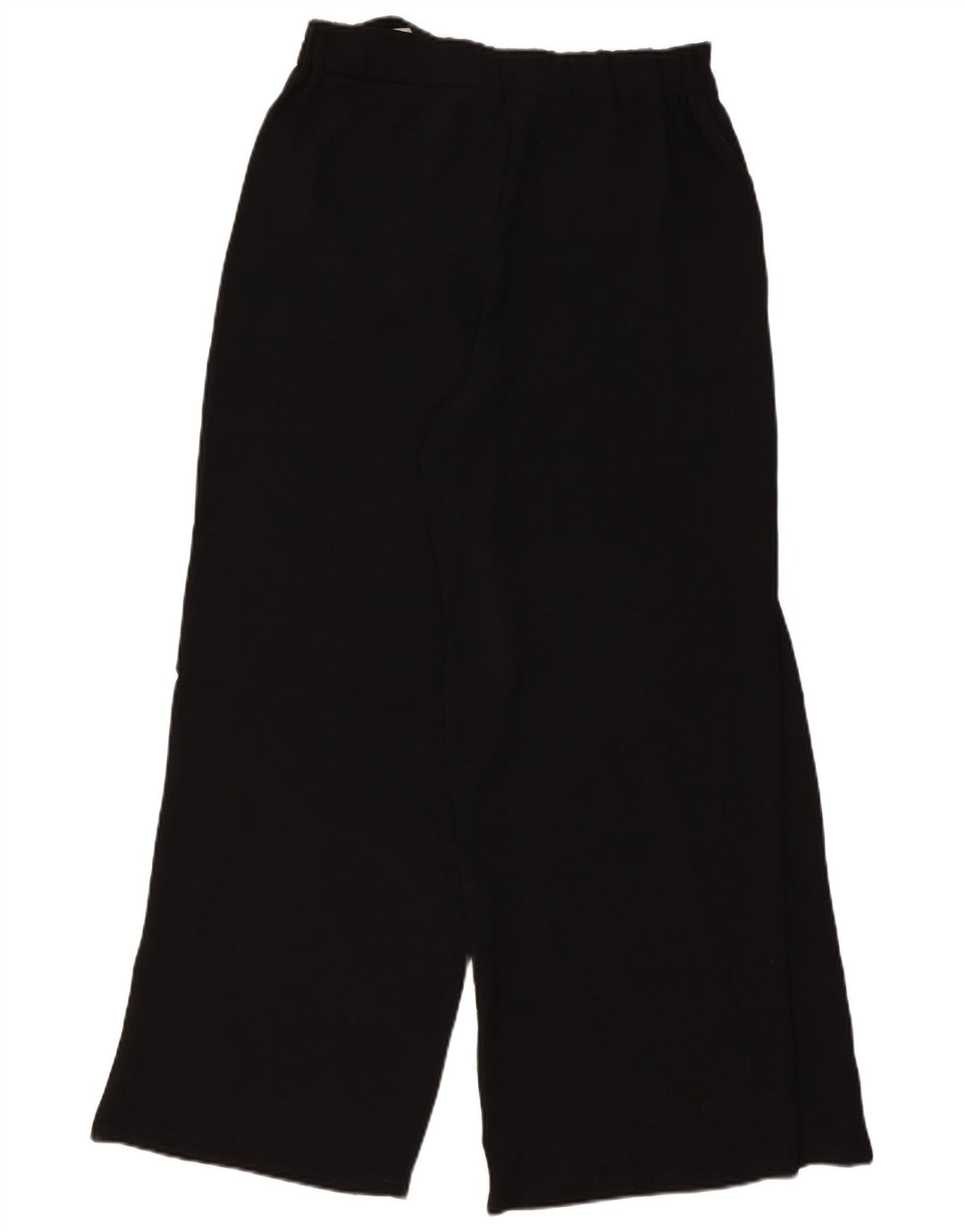 Pantaloni casual a gamba larga da donna Zara Large W30 L30 poliestere nero