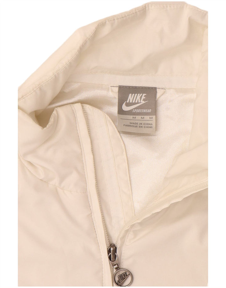 Giacca imbottita da donna Nike UK 12 poliestere bianco medio