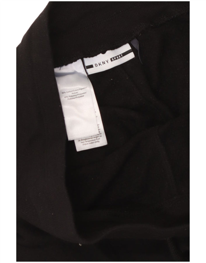 Pantaloni da tuta con grafica DKNY da uomo Joggers cotone medio nero
