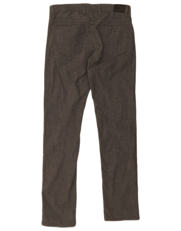 Pantaloni casual slim fit da uomo Massimo Dutti EU 38 Small W30 L32 Cotone grigio