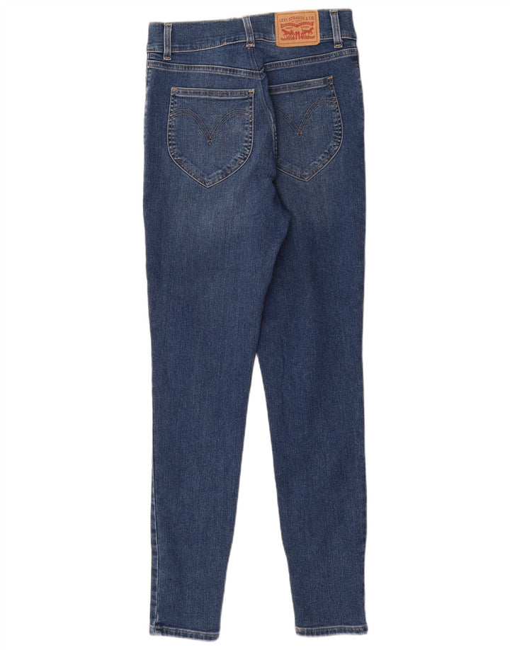 Jeans skinny da donna a vita alta LEVI'S W28 L30 cotone blu